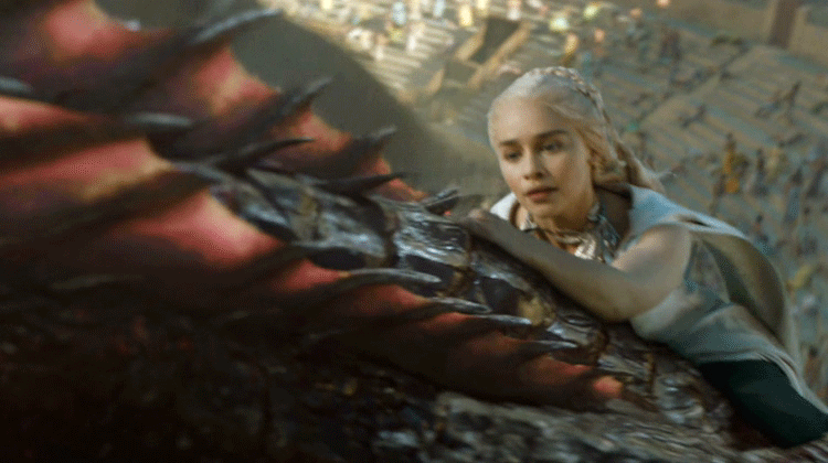 왕좌의 게임 드래곤라이더가 된 대너리스1 .gif | 인스티즈