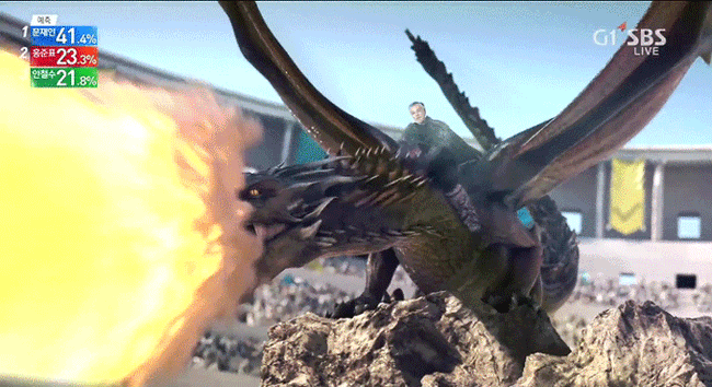 왕좌의 게임 드래곤라이더가 된 대너리스1 .gif | 인스티즈