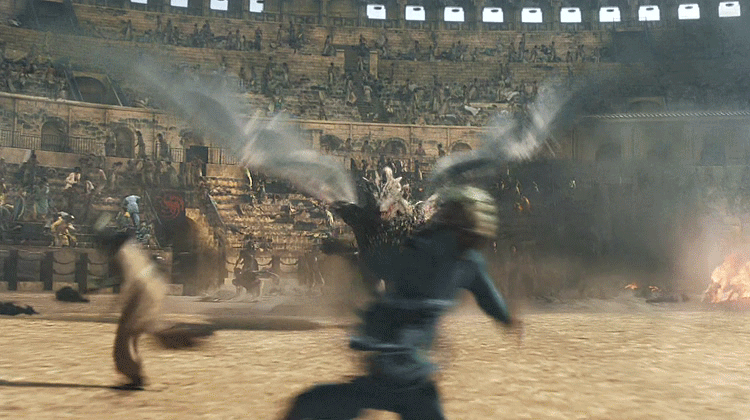 왕좌의 게임 드래곤라이더가 된 대너리스1 .gif | 인스티즈