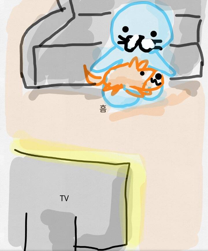 가끔 댕댕이에게 놀라는 만화 | 인스티즈