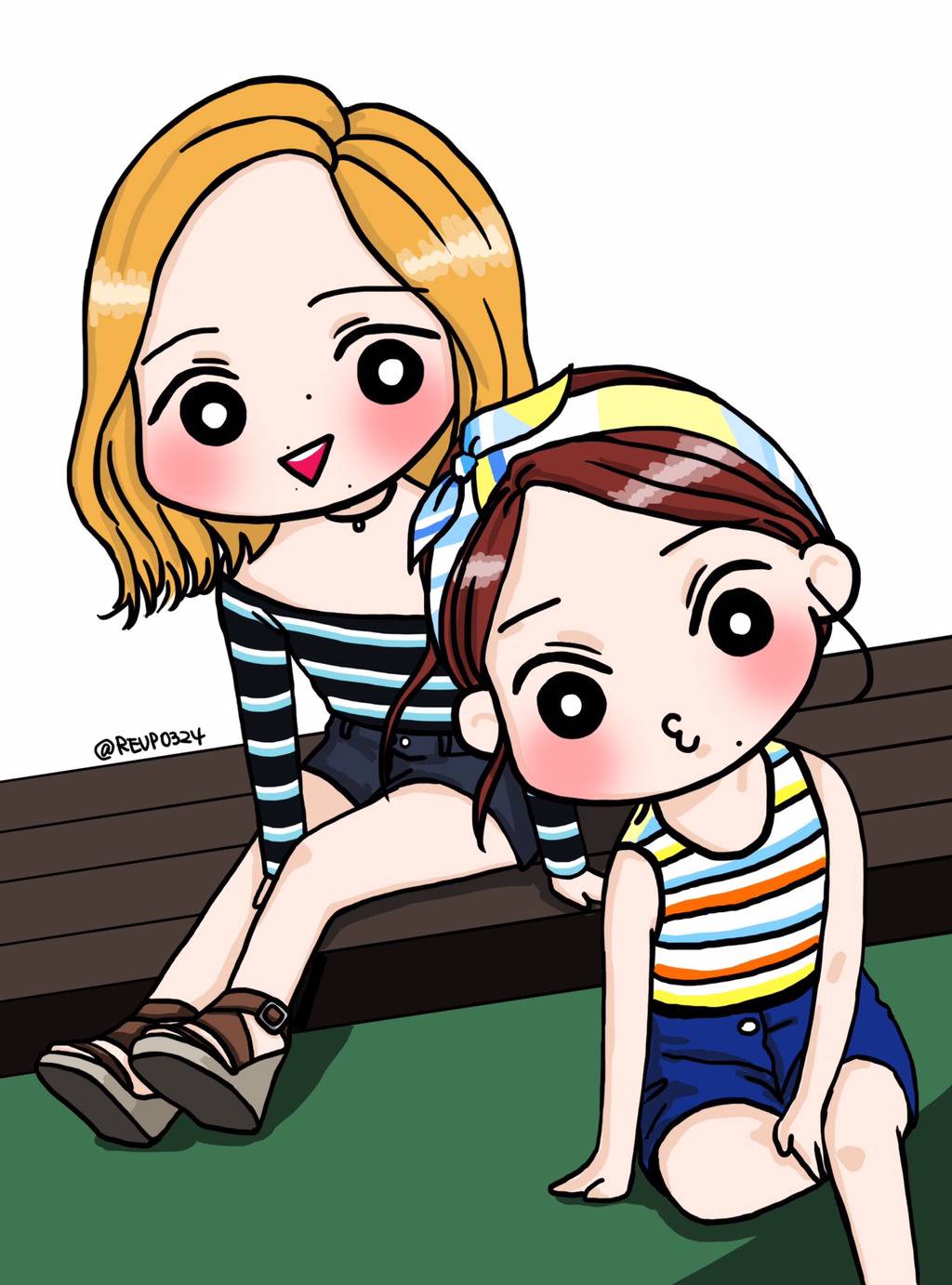 트와이스 : 묘이 미나 팬아트 | 인스티즈