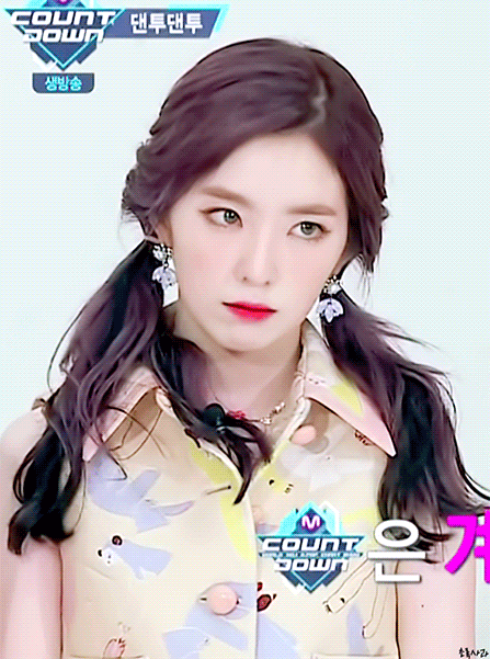 1년전 보라색 머리 아이린.jpgif | 인스티즈