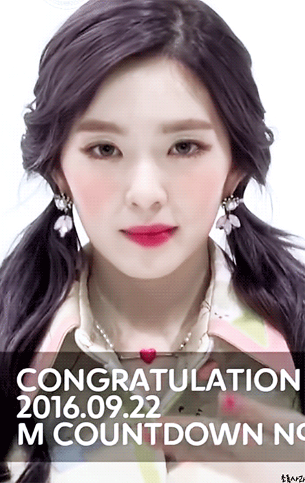 1년전 보라색 머리 아이린.jpgif | 인스티즈