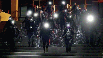 드론으로 오륜기 만드는 법.gif | 인스티즈