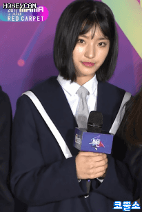 MAMA 프로미스나인 레드카펫.gif | 인스티즈