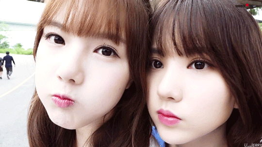 여자친구 은하&예린.gif | 인스티즈