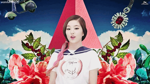 분홍 머리 아이린.gif | 인스티즈