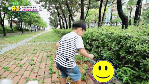 [슈돌] 강아지와 산책하다가 똥 치워주는 대박이 | 인스티즈