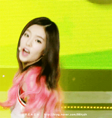 분홍 머리 아이린.gif | 인스티즈