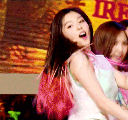 분홍 머리 아이린.gif | 인스티즈