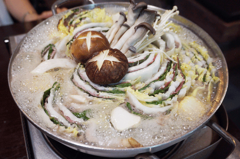 일본 전골 깔끔하고 개운한 밀푀유나베 움짤 gif | 인스티즈