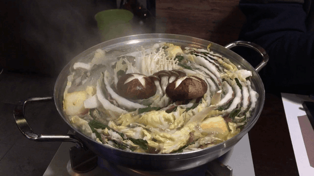 일본 전골 깔끔하고 개운한 밀푀유나베 움짤 gif | 인스티즈