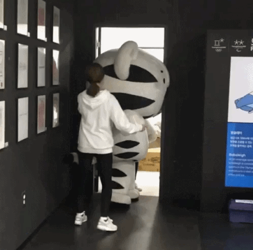 머리가 커서 슬픈 수호랑.gif | 인스티즈