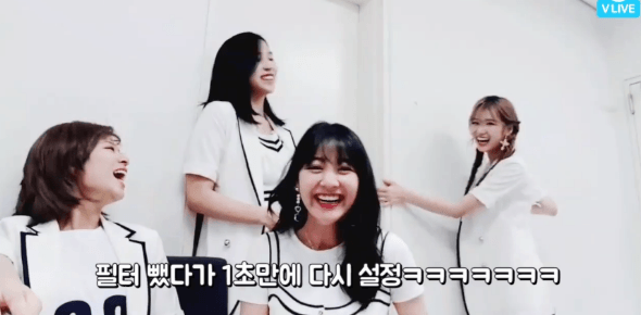 뽀샤시한 필터가 맘에 들지않았던 사나.gif | 인스티즈