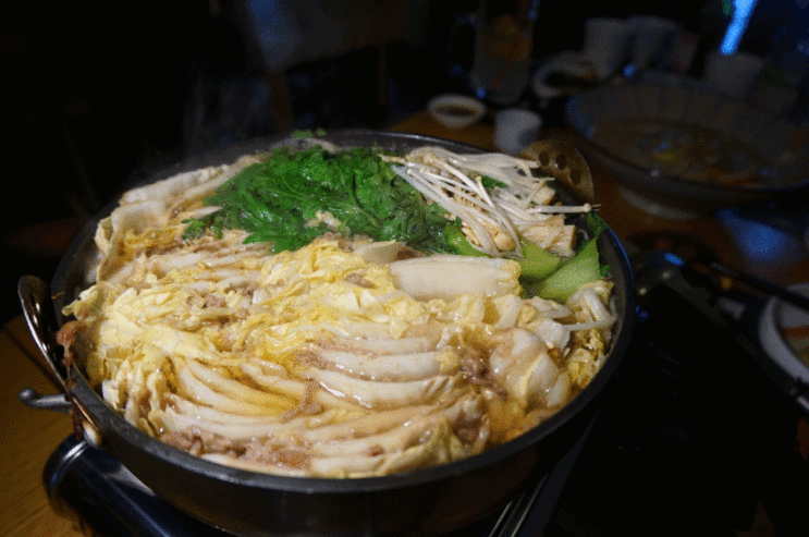 일본 전골 깔끔하고 개운한 밀푀유나베 움짤 gif | 인스티즈