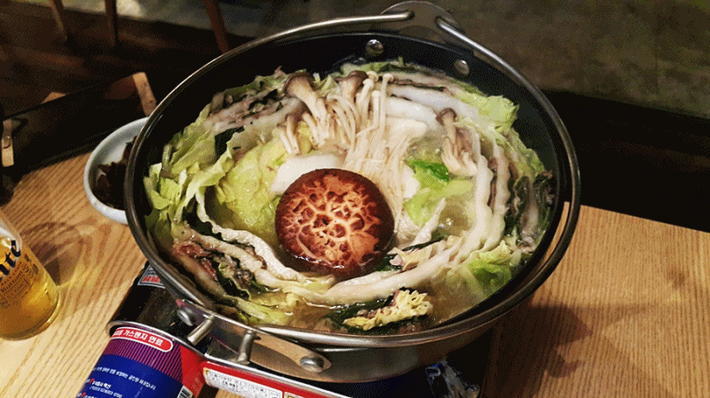 일본 전골 깔끔하고 개운한 밀푀유나베 움짤 gif | 인스티즈