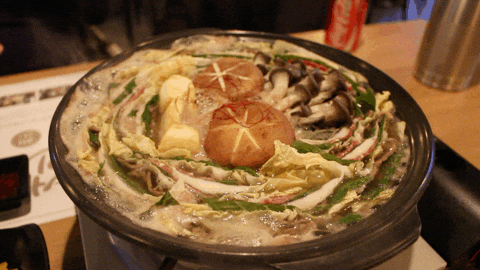 일본 전골 깔끔하고 개운한 밀푀유나베 움짤 gif | 인스티즈