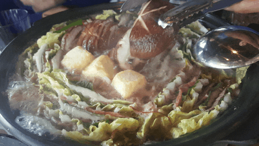 일본 전골 깔끔하고 개운한 밀푀유나베 움짤 gif | 인스티즈