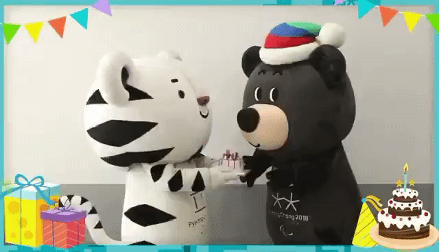 서로 생축해주는 수호랑과 반다비 ㅋㅋㅋ | 인스티즈