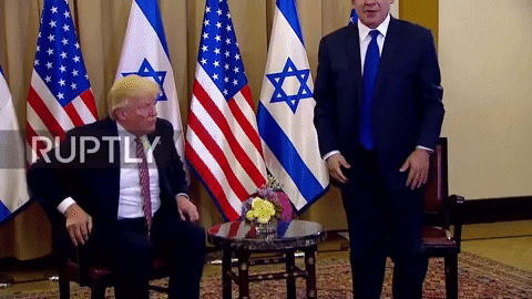 트럼프 역사상 가장 무난한 악수.gif | 인스티즈