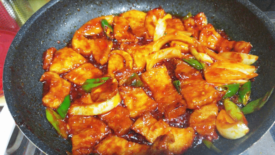 레드핫매콤 고추장 삼겹살 움짤 gif | 인스티즈