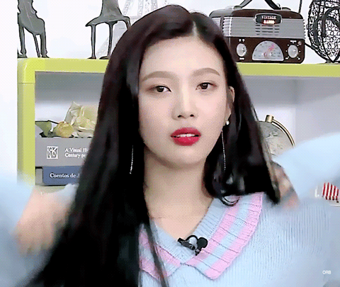 오늘자 흑발 애교넘치는 조이 .jpgif | 인스티즈