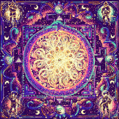 반고흐의 작품이 떠오르는 몽환적인 일러스트 | 인스티즈