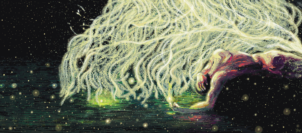 반고흐의 작품이 떠오로는 몽환적인 일러스트 | 인스티즈