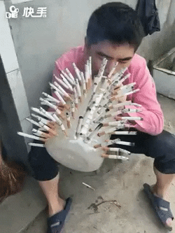 상남자의 흡연방법.gif | 인스티즈