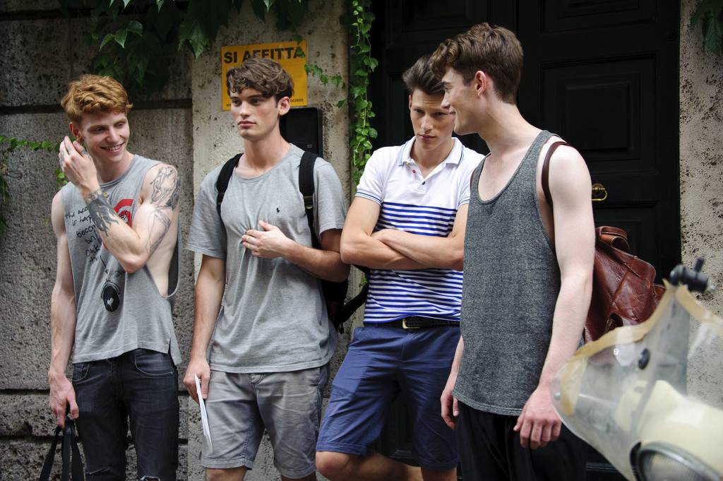 외국 남자모델들 백스테이지.jpgif | 인스티즈