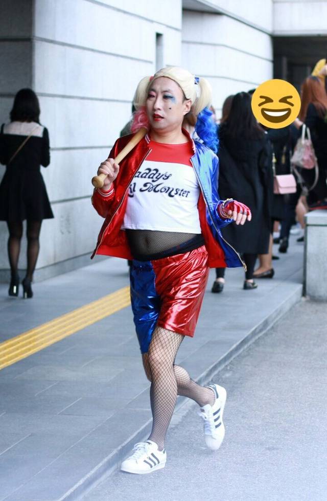 오늘자 할리퀸 코스프레 짱예보스 | 인스티즈
