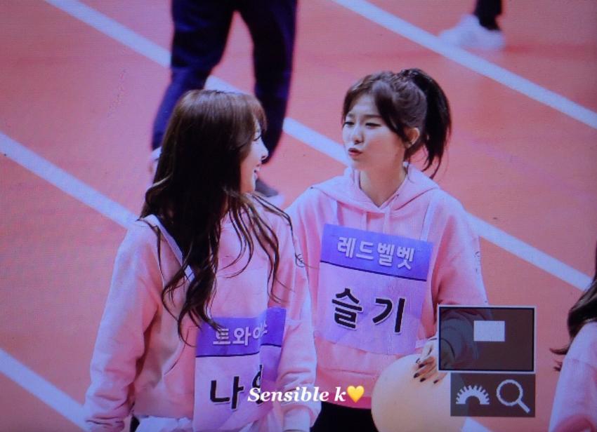 아육대 레드벨벳, 트와이스 친목샷 프리뷰 | 인스티즈