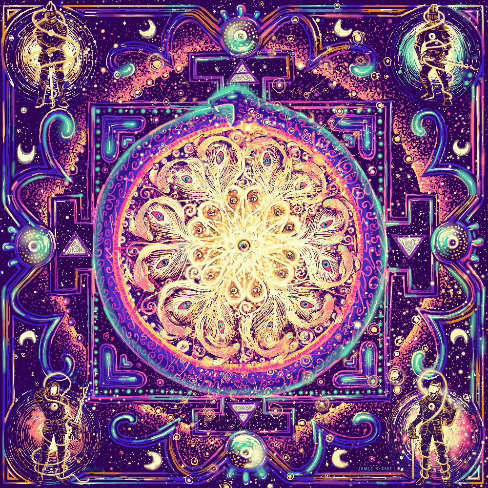 반고흐의 작품이 떠오로는 몽환적인 일러스트 | 인스티즈