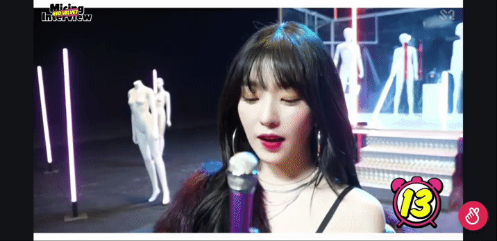 월요일 오전부터 브이앱방송을한 레드벨벳 아이린.gif | 인스티즈