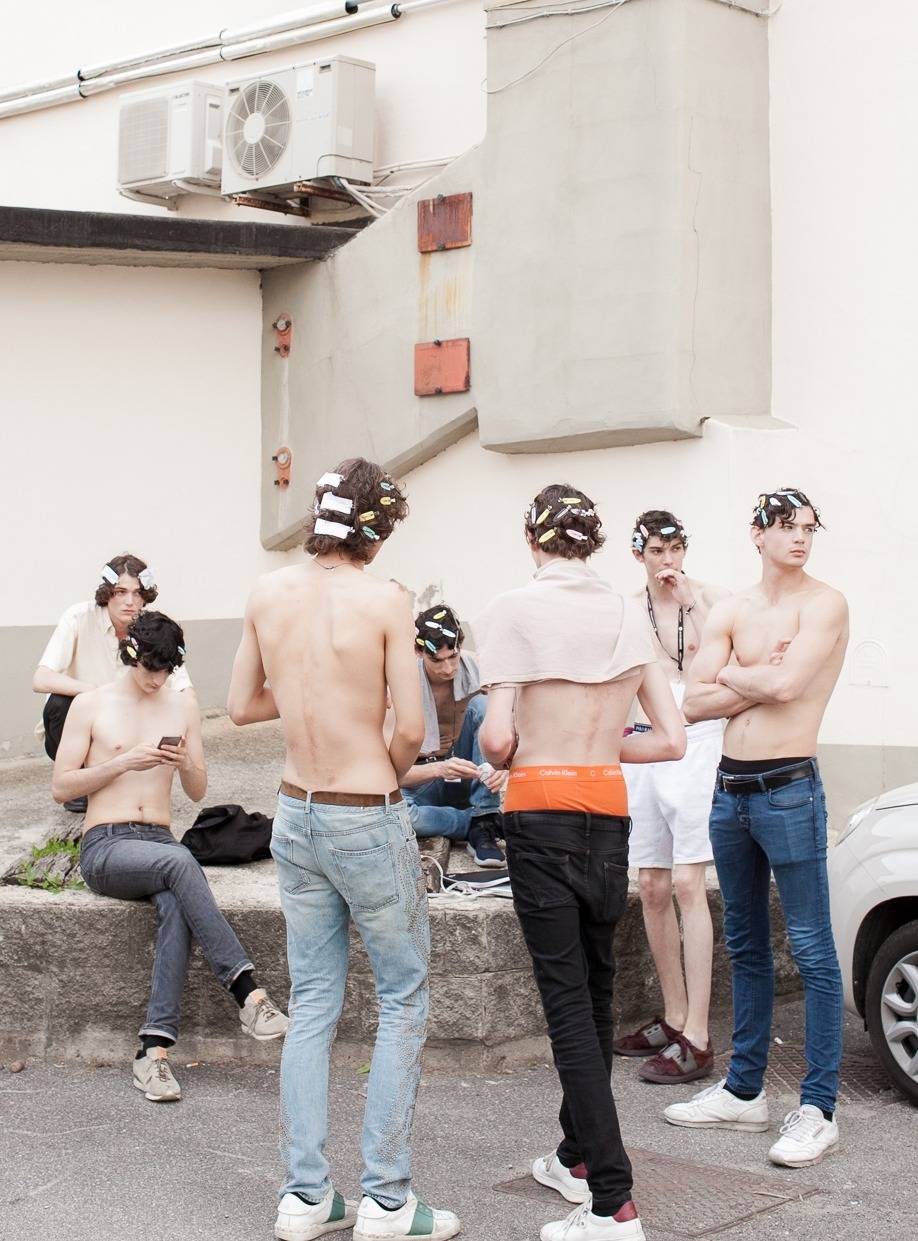 외국 남자모델들 백스테이지.jpgif | 인스티즈