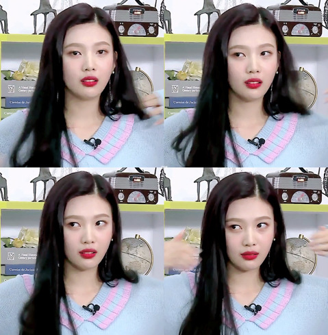 오늘자 흑발 애교넘치는 조이 .jpgif | 인스티즈