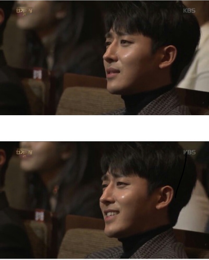 장나라를 현실남편 눈빛으로 쳐다보는 손호준.JPG (KBS시상식) | 인스티즈