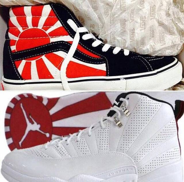 욱일기를 디자인으로 사용한 브랜드 (feat. 반스/조던/메종키츠네) | 인스티즈