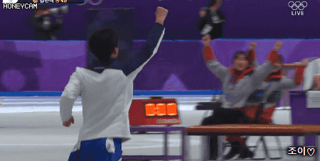 스피드스케이팅 김민석 동메달!!!!.gif | 인스티즈