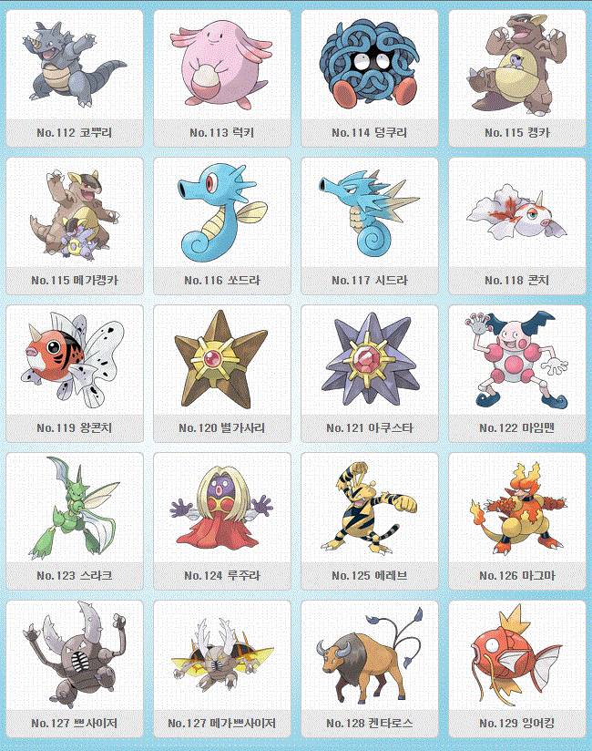 1세대 포켓몬 중에서 제일 좋아하는 포켓몬 고르기 | 인스티즈