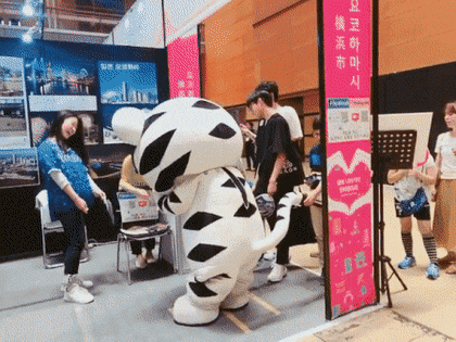 경품을 탐내는 수호랑.gif | 인스티즈