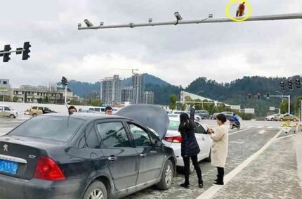 대륙 여성 운전자의 급정거.jpg | 인스티즈