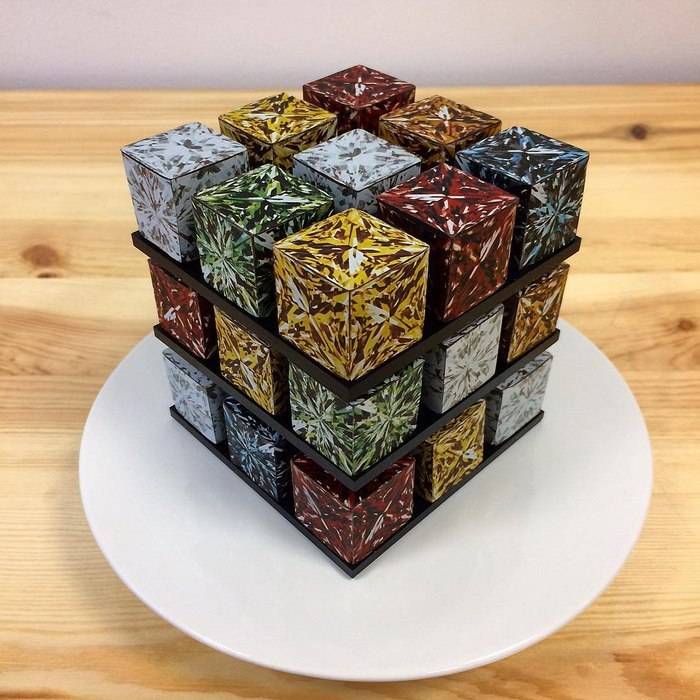 맛이 궁금한 루빅 큐브 케이크.jpg | 인스티즈