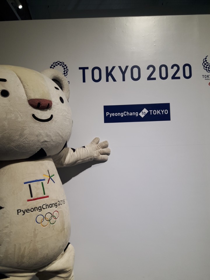 수호랑 탈 쓰고 봉사하는 자원 봉사자 | 인스티즈