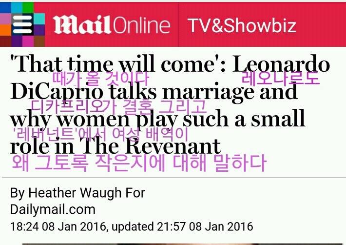 외국/한국 남자배우들의 영화계 페미니즘 관련 발언들 모음.crush | 인스티즈