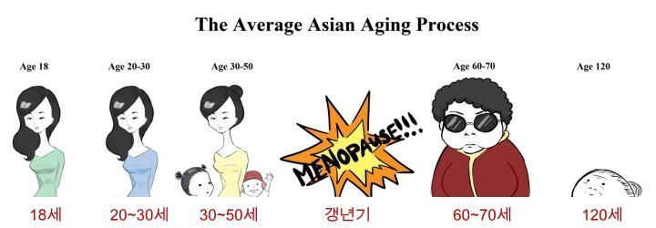 외국인이보는 아시아인 늙는과정...jpg | 인스티즈