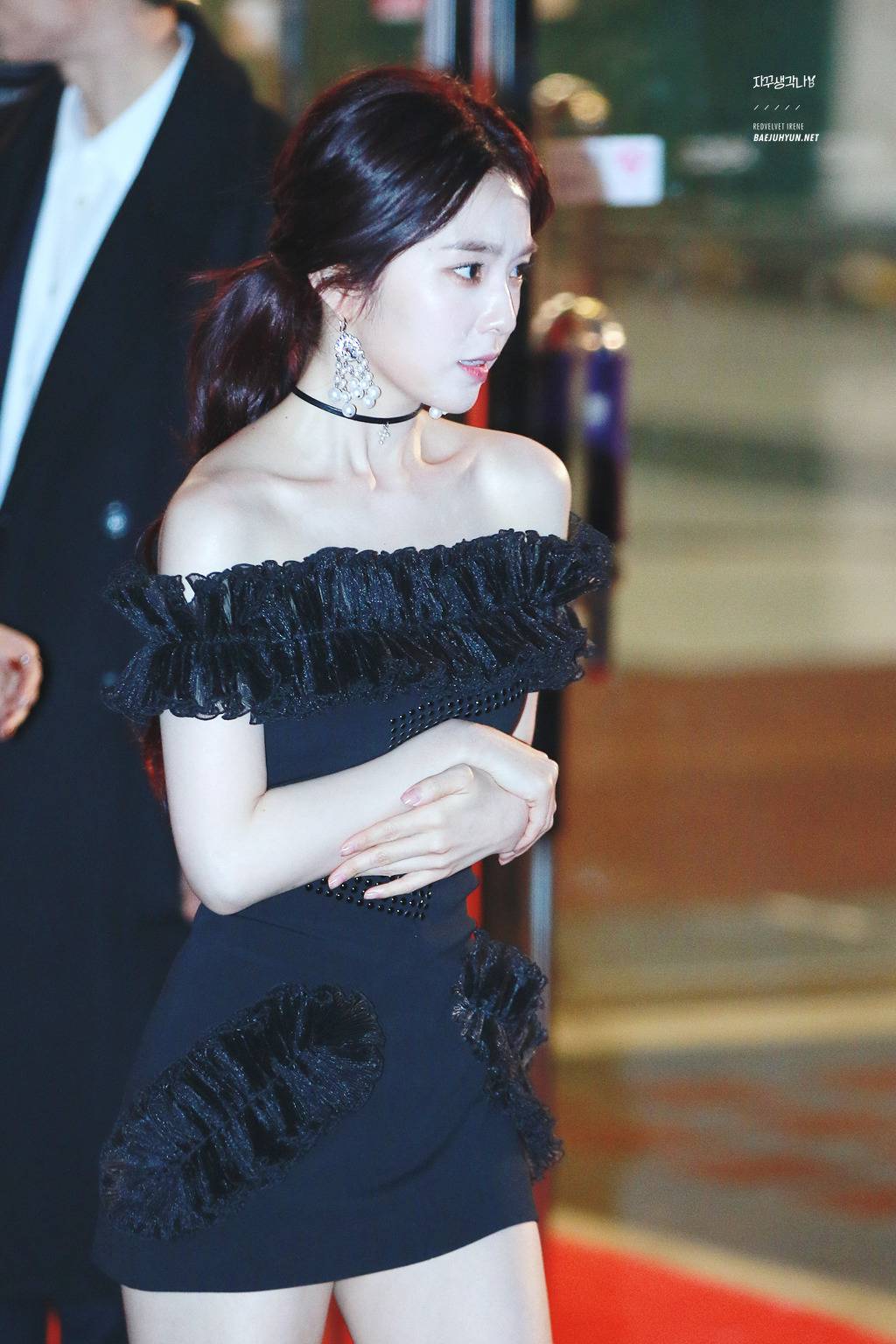 블랙미니드레스 아이린.gif | 인스티즈