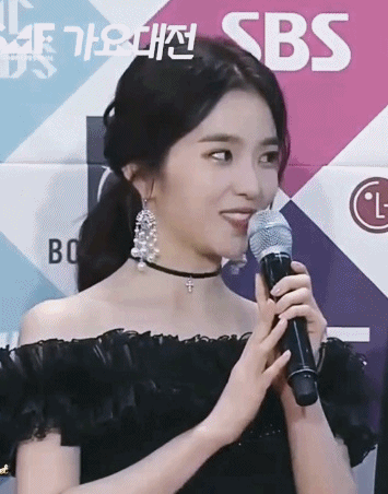 블랙미니드레스 아이린.gif | 인스티즈