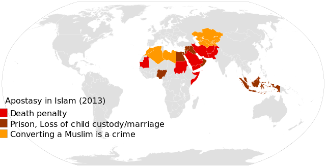 이슬람 문화권 국가에서 이슬람 신자가 개종할 경우 | 인스티즈