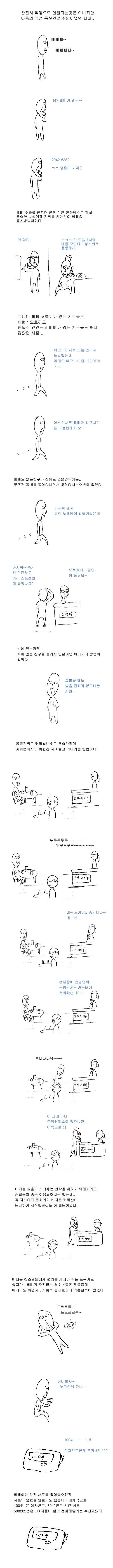 90년대 통신수단 이야기 만화 ㅋㅋㅋㅋㅋㅋ | 인스티즈